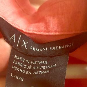 Armani Exchange Shirt large pink